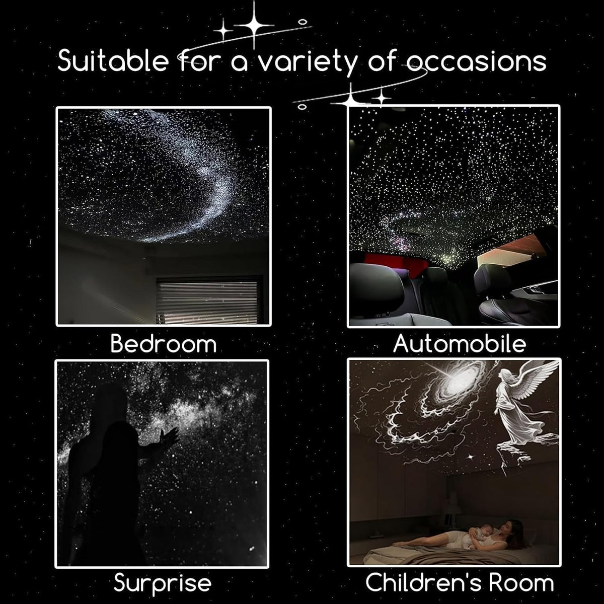 Celestial Bliss: Mini Galaxy Star Lamp
