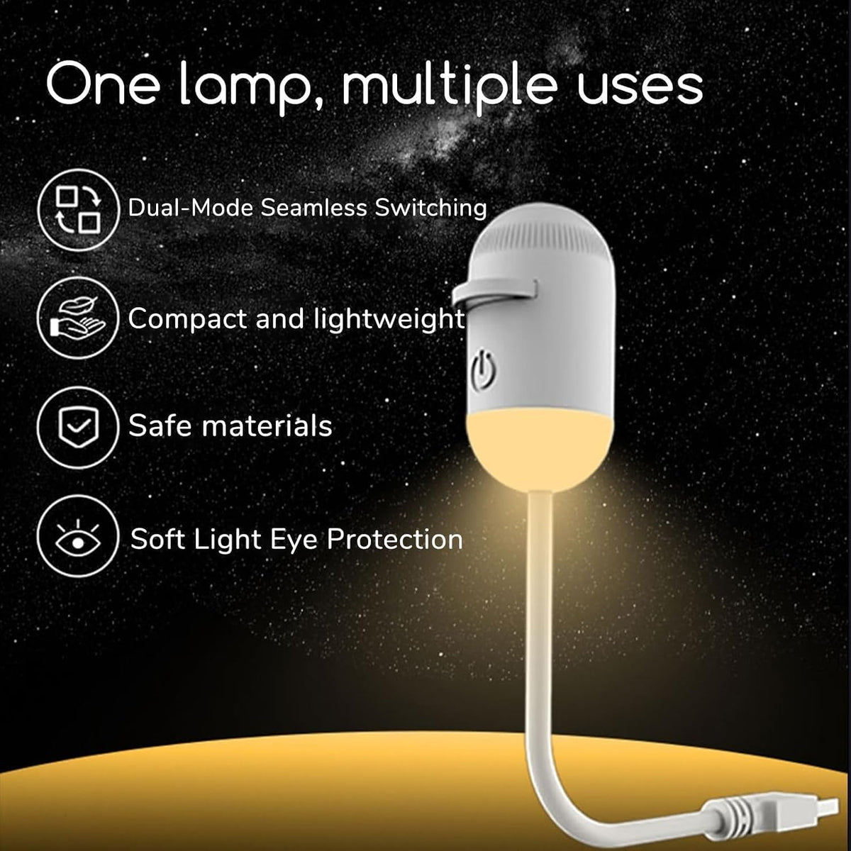 Celestial Bliss: Mini Galaxy Star Lamp